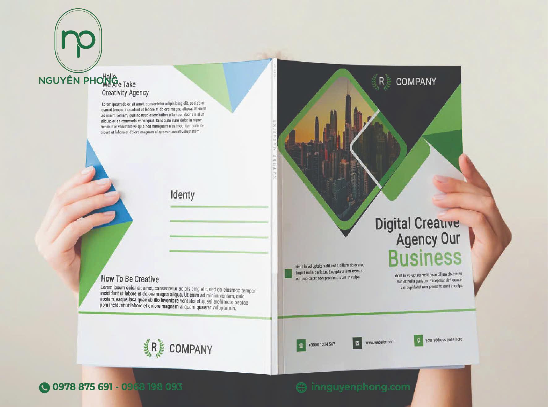 Thiết kế folder đảm bảo chất lượng giấy tốt 
